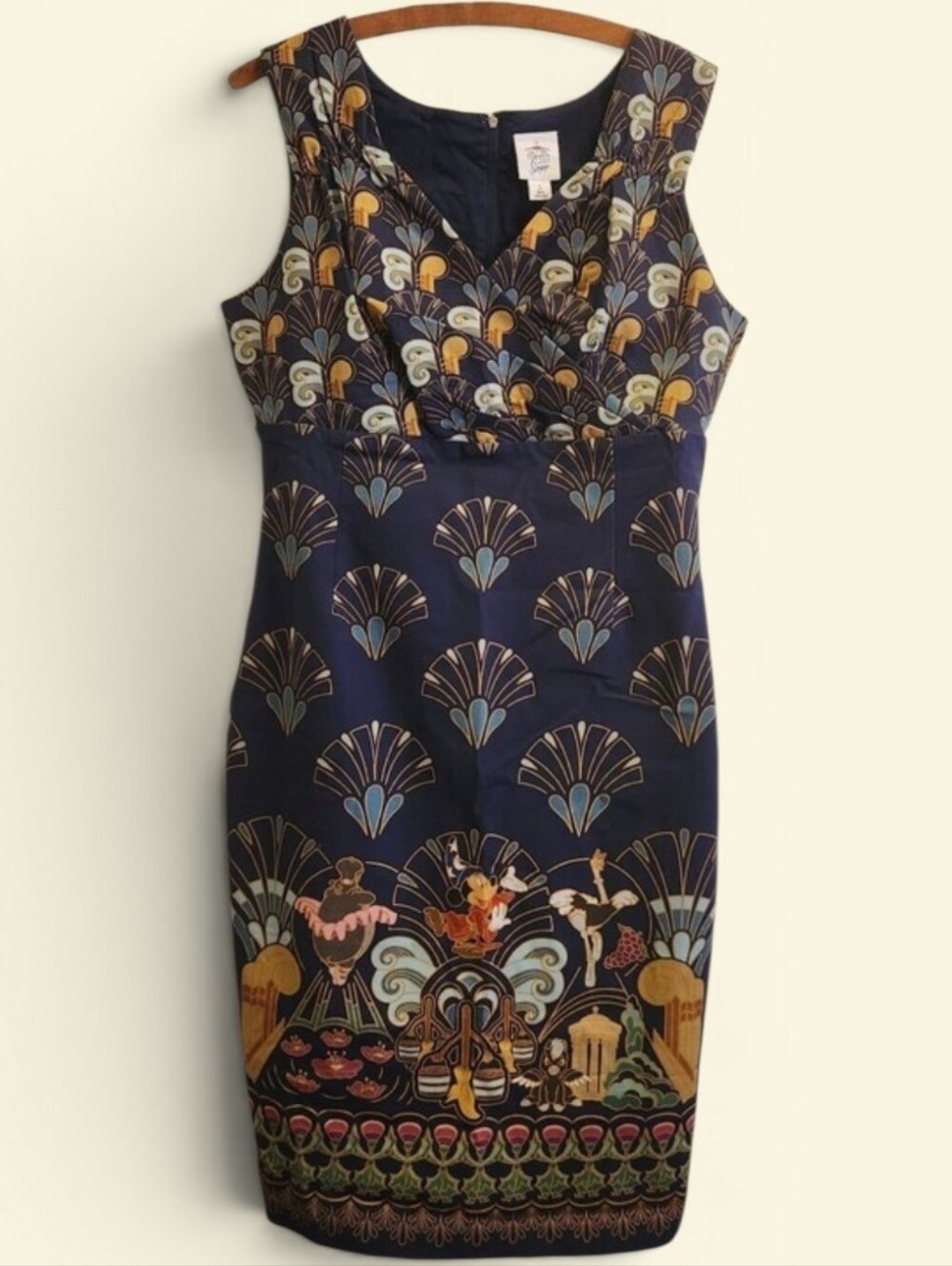 Disney Dress Shop Fantasia Art Deco Dress L NWT Sorcerer Mickey